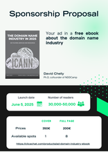 Charger l'image dans la galerie, Cover page ad in the Domain Industry ebook
