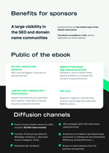 Charger l'image dans la galerie, Full page ad in an expired domain names ebook (FR/EN/ES)
